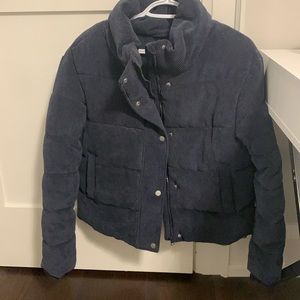 Navy Puffer Jacket